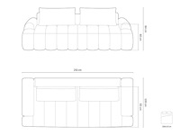 Sofa met opbergbox - 4 zitplaatsen - afbeelding 7 van  8