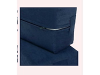 Sofa zonky- kinderzetel- nieuw - blauw - 136x68x46cm - afbeelding 2 van  4