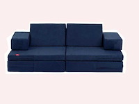 Sofa zonky- kinderzetel- nieuw - blauw - 136x68x46cm - afbeelding 1 van  4