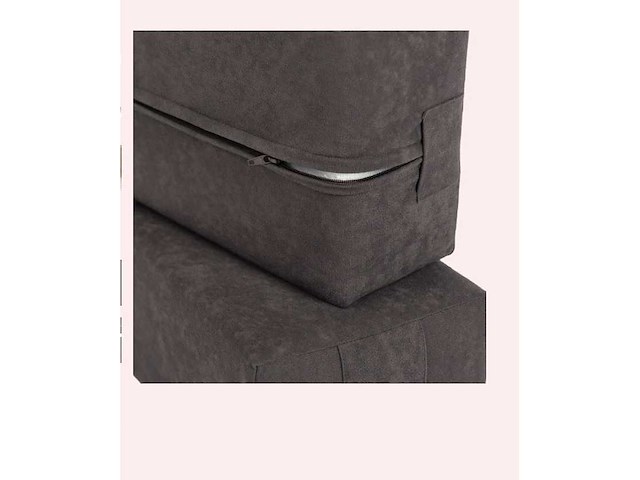 Sofa zonky- kinderzetel- nieuw - grijs - 136x68x46cm - afbeelding 2 van  4