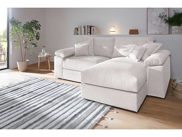 Soft&cosy xl hoekbank - omkeerbaar - beige touwstof - afbeelding 9 van  14