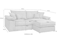 Soft&cosy xl hoekbank - omkeerbaar - beige touwstof - afbeelding 13 van  14