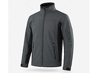 Softshell - & bodywarmer - mouwen afritsbaar kaki zwart maat s (10x) - afbeelding 1 van  1