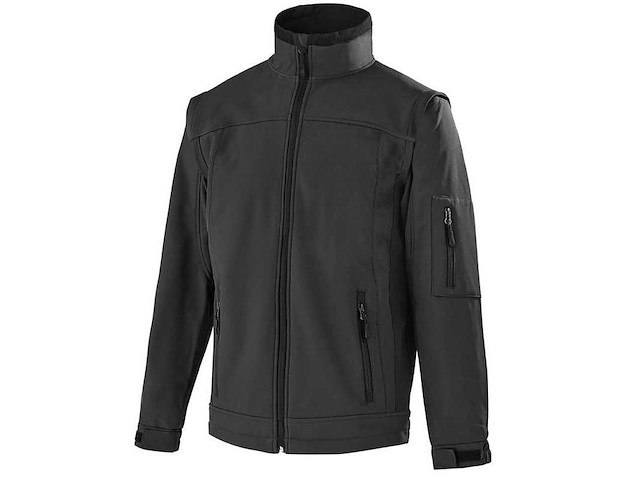 Softshell - & bodywarmer - mouwen afritsbaar zwart maat s (10x) - afbeelding 1 van  1
