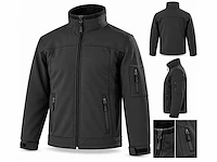 Softshell - jas t216 - met afritsbare mouwen maat 3xl (10x)