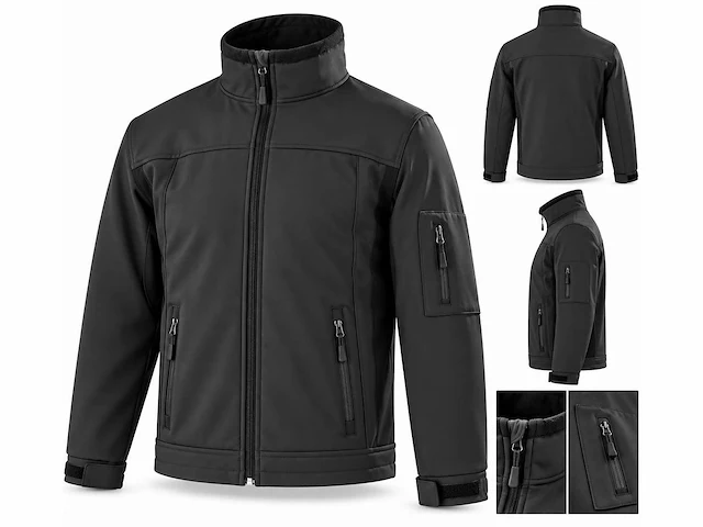 Softshell - jas t216 - met afritsbare mouwen maat s (10x) - afbeelding 1 van  1