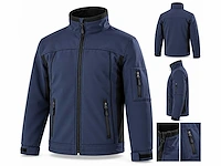 Softshell - t216 - jas marine maat 4xl (9x)