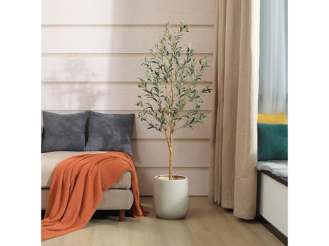 Soguyi kunstplant olijfboom 150cm - afbeelding 4 van  4