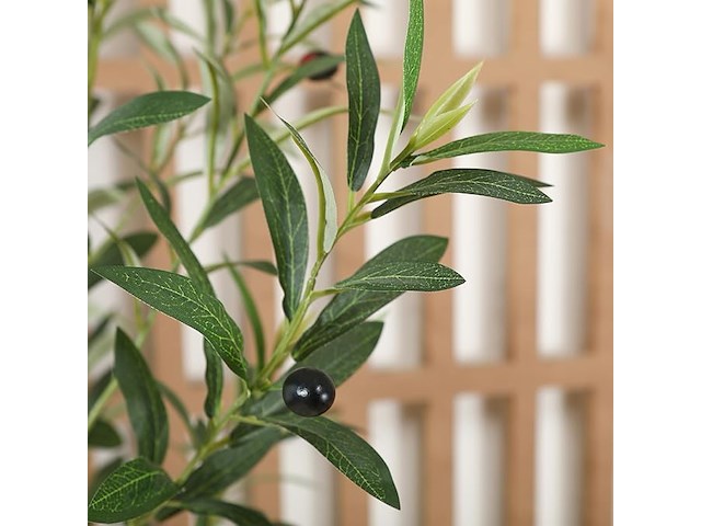 Soguyi olijfboom 1,80 m kunstplant voor binnen - afbeelding 3 van  4