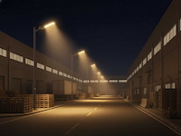 Solar 3000k 1500lm led straatverlichting met remote(6x) - afbeelding 4 van  7