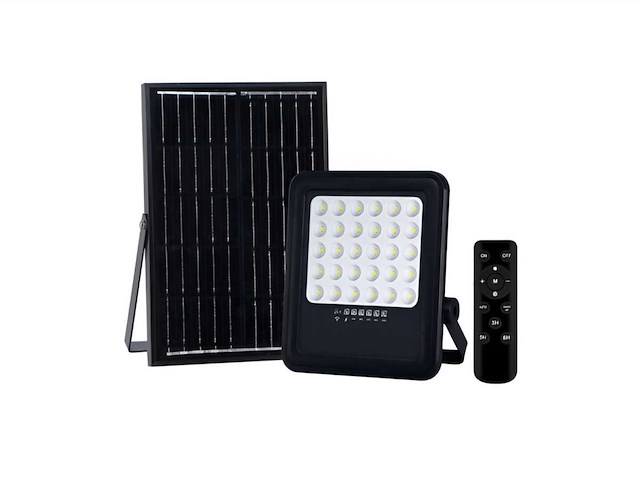 Solar 500 lumen led breedstraaler met remote (12x) - afbeelding 5 van  10
