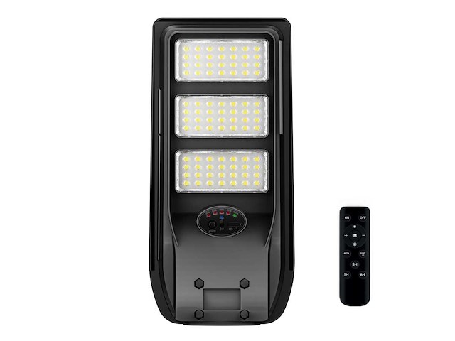 Solar 5000k 1500lm led straatverlichting met remote (8x) - afbeelding 2 van  7