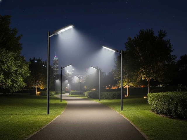 Solar 5000k 1500lm led straatverlichting met remote(4x) - afbeelding 3 van  7