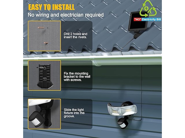 Solar buitenlicht met bewegingsmelder - afbeelding 5 van  6
