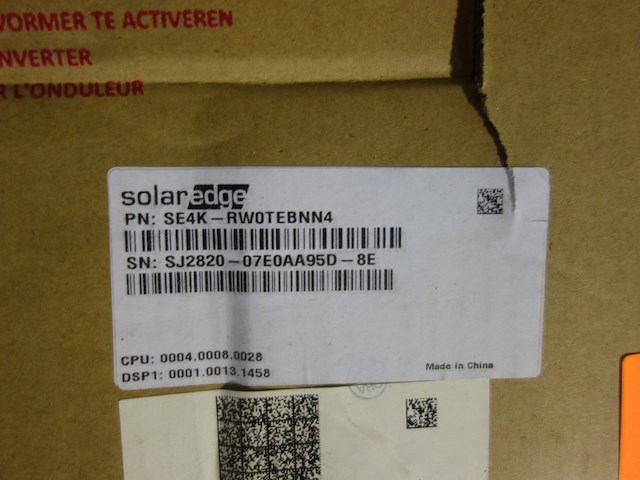 Solar edge inverter - afbeelding 2 van  2