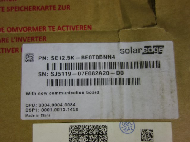 Solar edge inverter - afbeelding 2 van  2