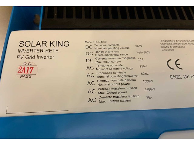 Solar king slk-4000 omvormer - afbeelding 7 van  10