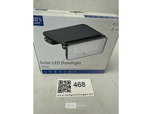 Solar ledlamp 100 lumen - afbeelding 2 van  3