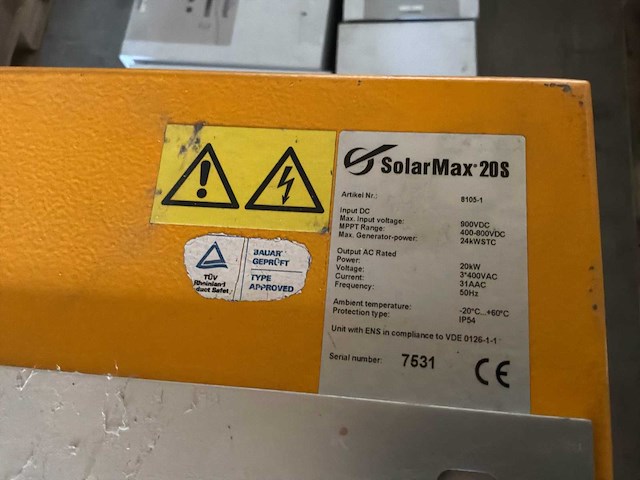 Solar max 20 s transformatoromvormer - afbeelding 1 van  3