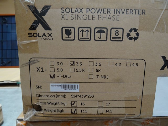 Solax pakket omvormer + batterijmodules - afbeelding 14 van  15