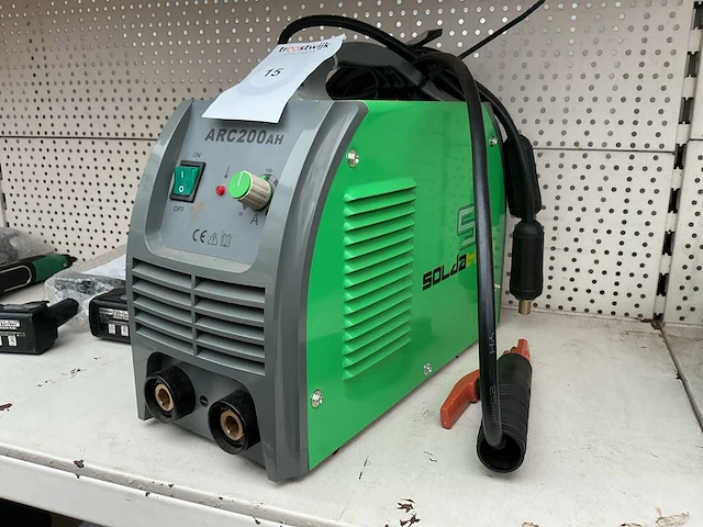 Soldatech arc 200 ah draagbaar elektrode lasapparaat - afbeelding 2 van  2