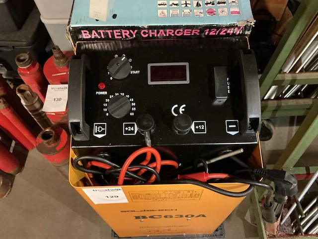 Soldatech bc 630 a starter-booster 12 +24 v max 800 ah - afbeelding 1 van  1