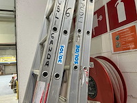 Solde alu vouwladder (2x) - afbeelding 3 van  3