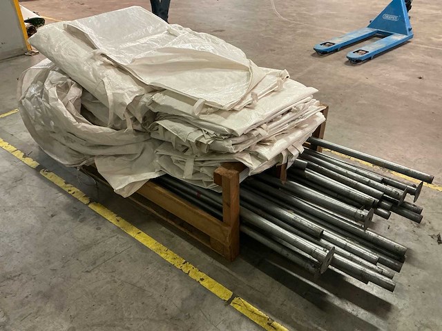 Solid green - partytent (2x) - afbeelding 6 van  6