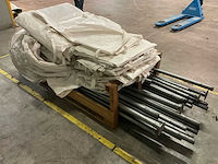 Solid green - partytent (2x) - afbeelding 6 van  6