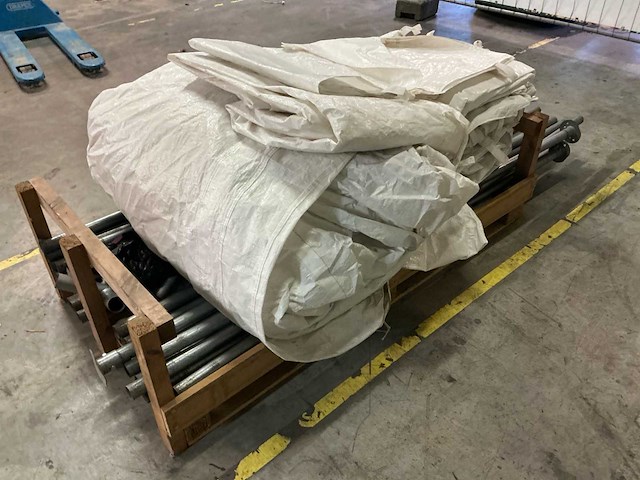 Solid green - partytent (2x) - afbeelding 1 van  6