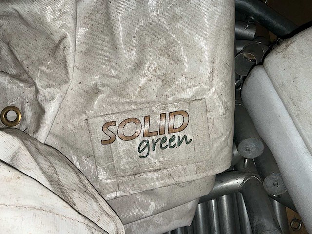 Solid green - partytent (2x) - afbeelding 4 van  6