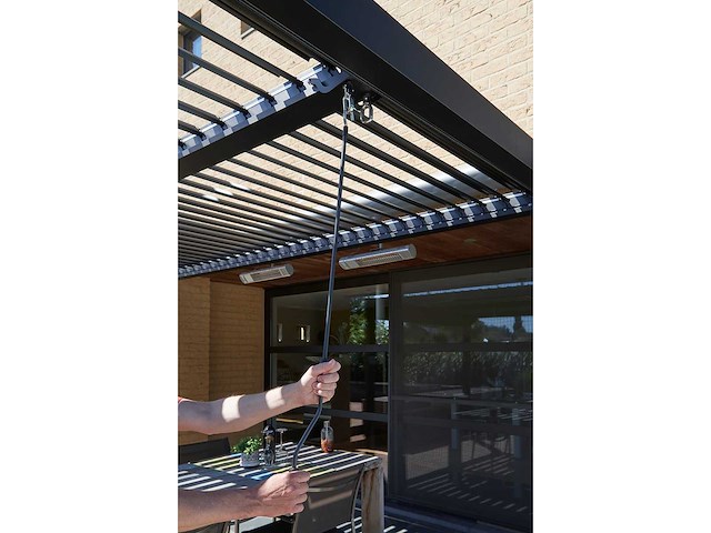 Solidcube - 4x4m - terrasoverkapping - terrace awning - afbeelding 8 van  9