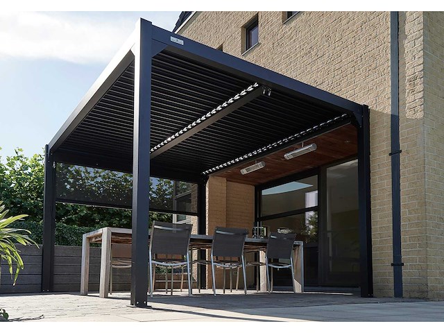 Solidcube - 4x4m - terrasoverkapping - terrace awning - afbeelding 3 van  9