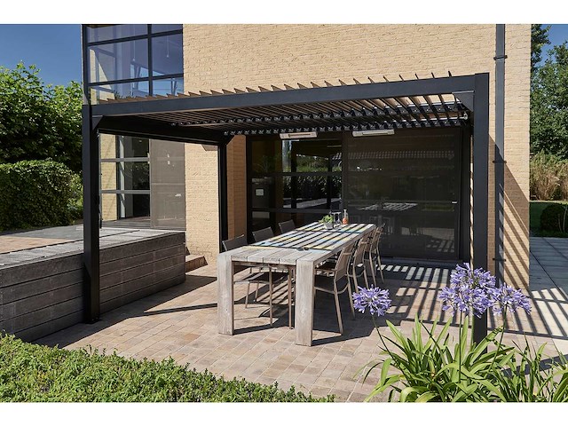 Solidcube - 4x4m - terrasoverkapping - afbeelding 6 van  9