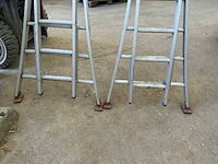Solide 2 x 10 alu schuifladder (2x) - afbeelding 3 van  4
