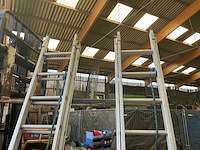 Solide 2 x 10 alu schuifladder (2x) - afbeelding 4 van  4