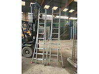 Solide 2x10 2 delige schuifladder (2x) - afbeelding 1 van  3