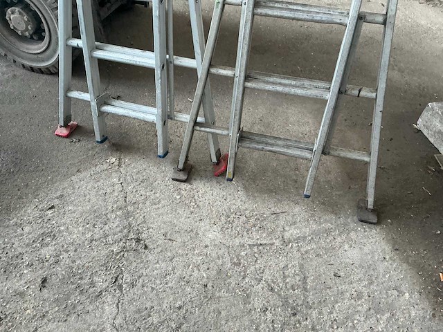 Solide 2x10 2 delige schuifladder (2x) - afbeelding 2 van  3