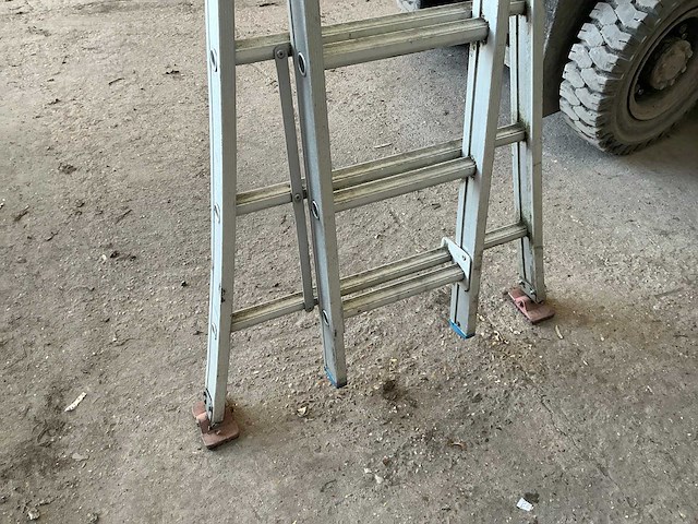 Solide 2x14 schuifladder - afbeelding 2 van  3