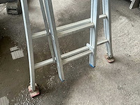 Solide 2x15 aluminum schuifladder - afbeelding 2 van  4