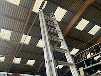 Solide 2x15 aluminum schuifladder - afbeelding 3 van  4