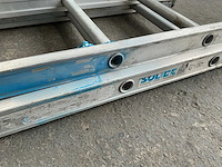 Solide 2x8 aluminium schuifladder - afbeelding 4 van  4
