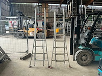 Solide 2x8 schuifladder (2x) - afbeelding 1 van  6
