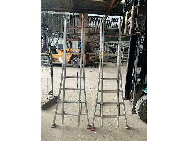 Solide 2x8 schuifladder (2x) - afbeelding 2 van  6