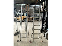 Solide 2x8 schuifladder (2x) - afbeelding 2 van  6