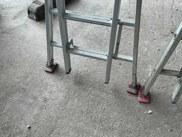 Solide 2x8 schuifladder (2x) - afbeelding 4 van  6