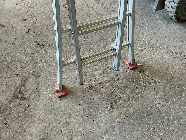 Solide 2x8 schuifladder - afbeelding 2 van  3