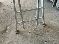 Solide 2x8 schuifladder - afbeelding 2 van  3