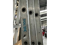 Solide 3 delige alu schuifladder - afbeelding 4 van  4