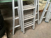 Solide 3-delige uitschuifbare ladder - afbeelding 4 van  6